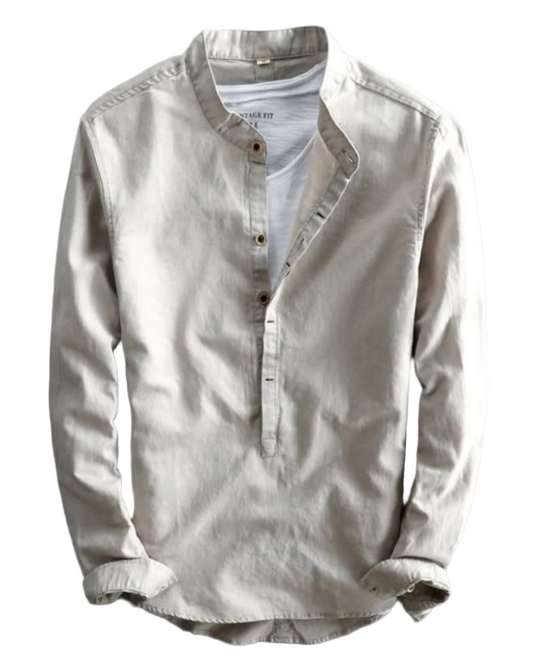 Camicia in lino premium