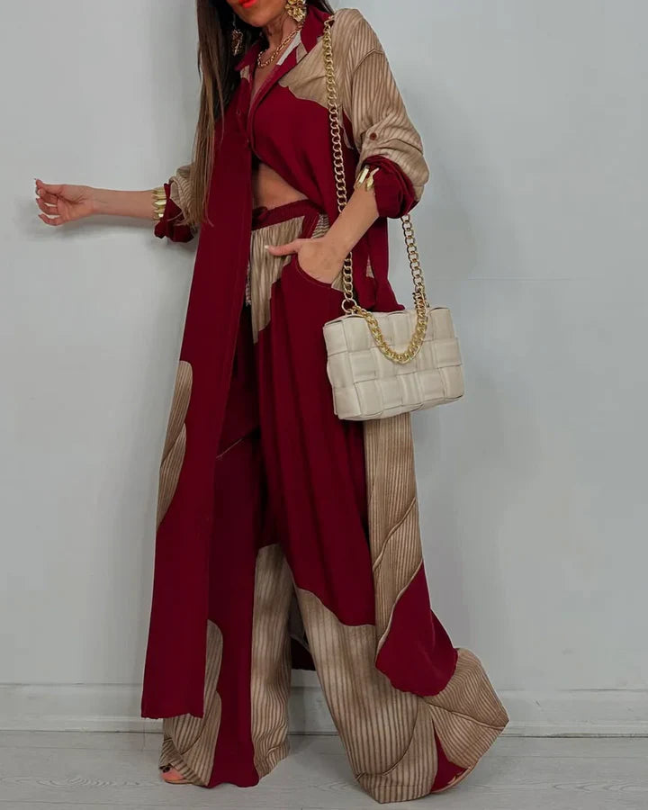 Elegante set da donna in due pezzi