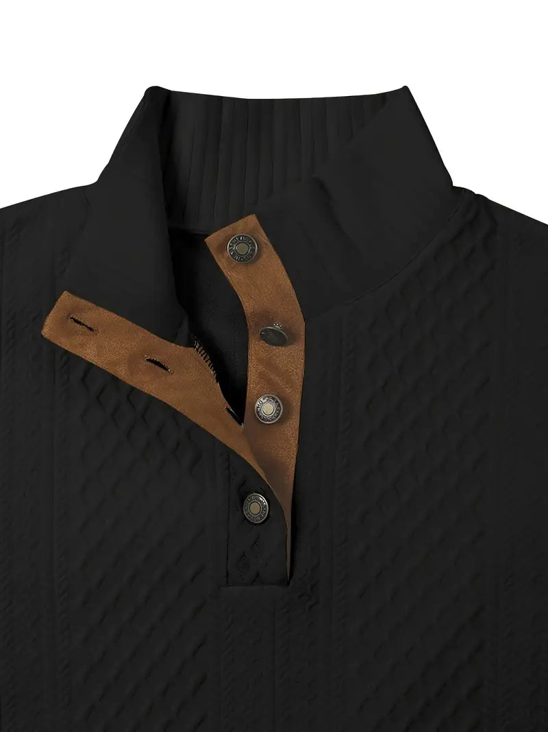 Maglione con bottoni eleganti