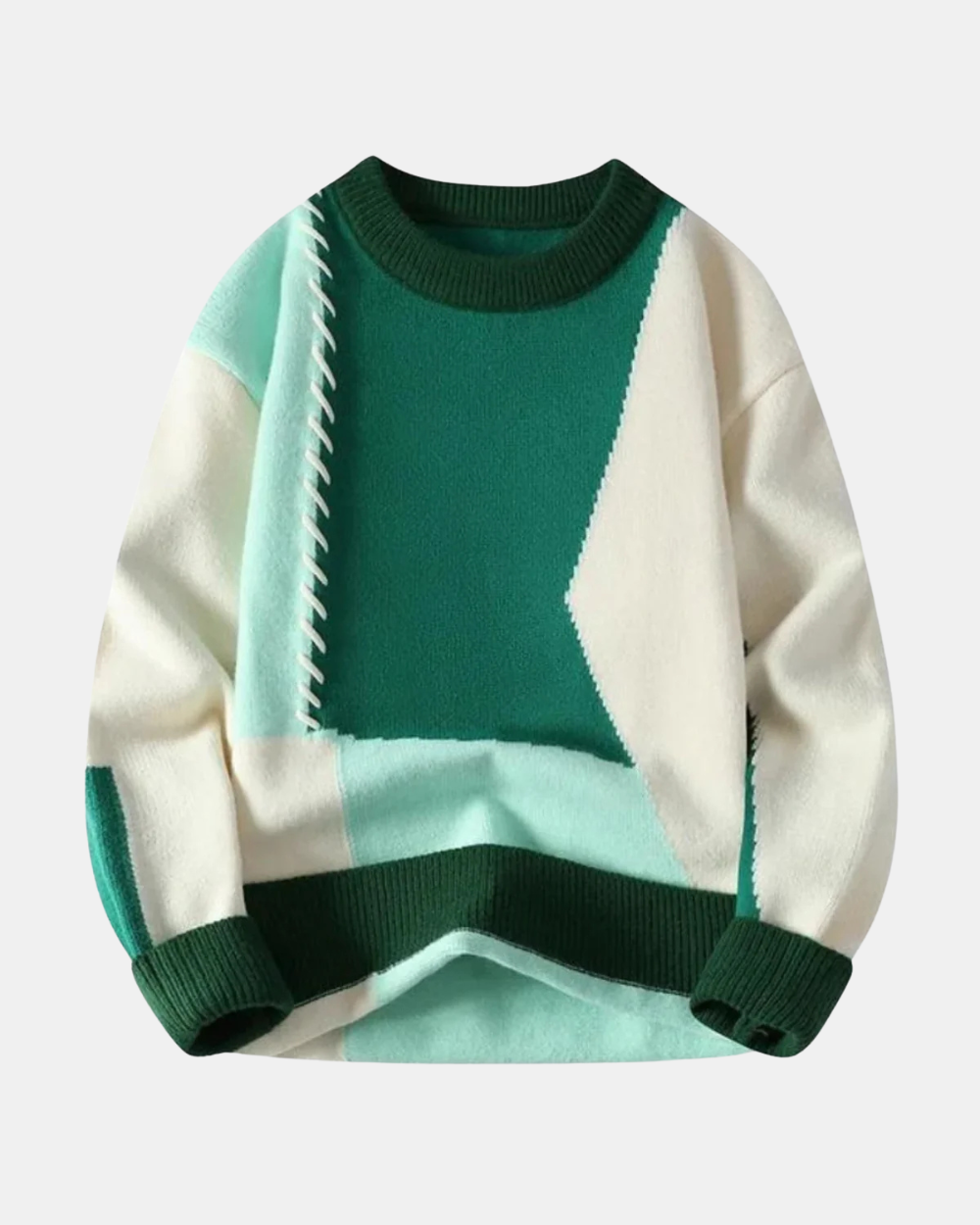Pullover patchwork Amadeo