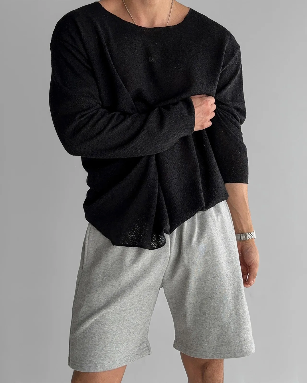 Maglietta casual in maglia