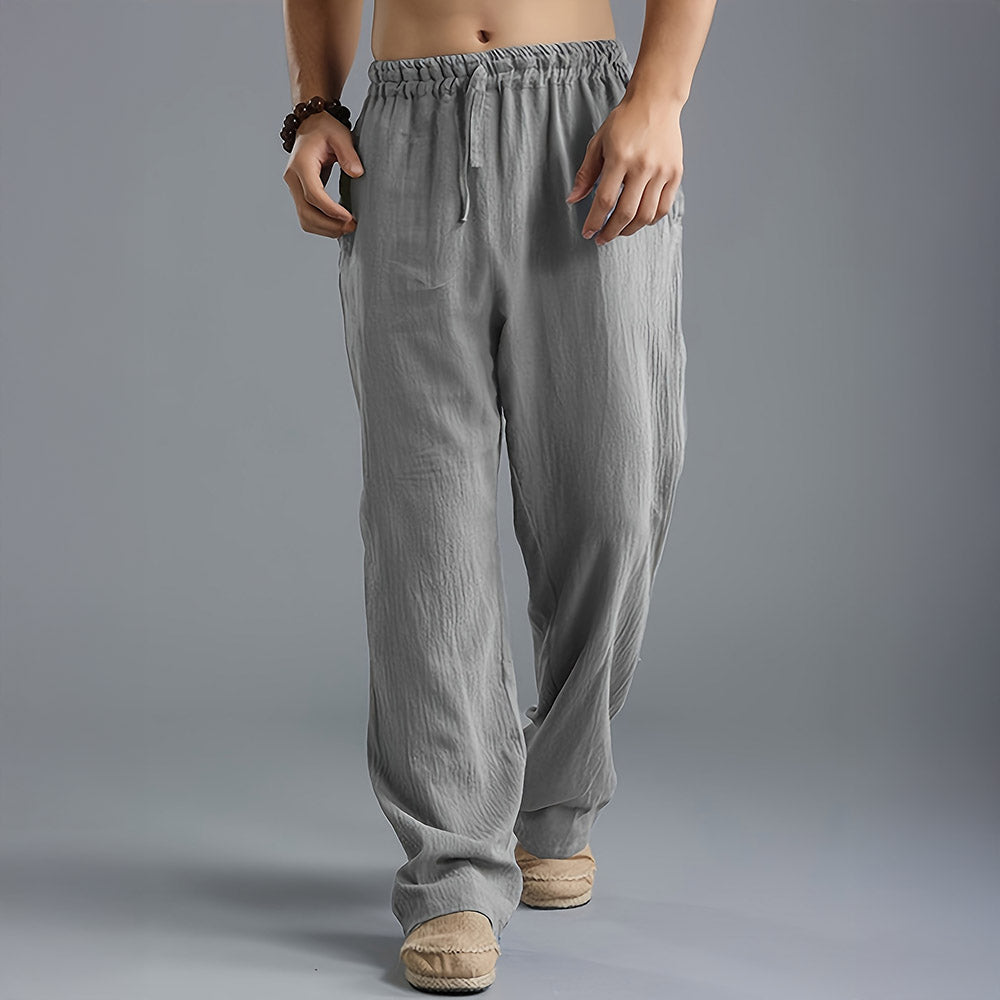 Pantaloni di lino traspiranti