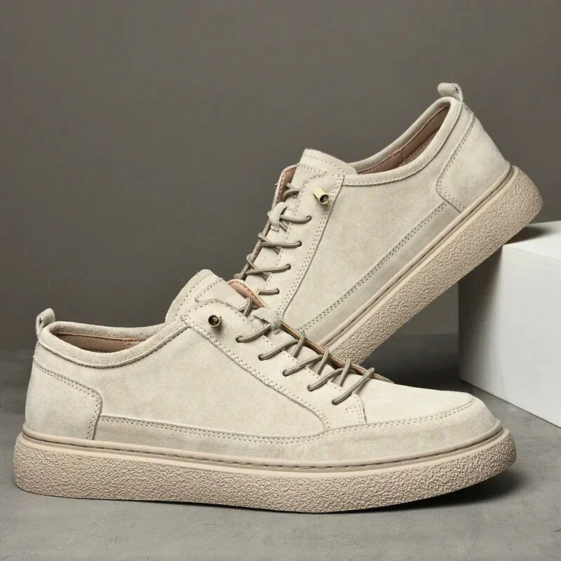 Scarpe da ginnastica in pelle scamosciata