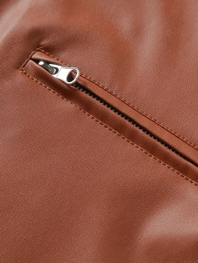 Giacca in pelle casual