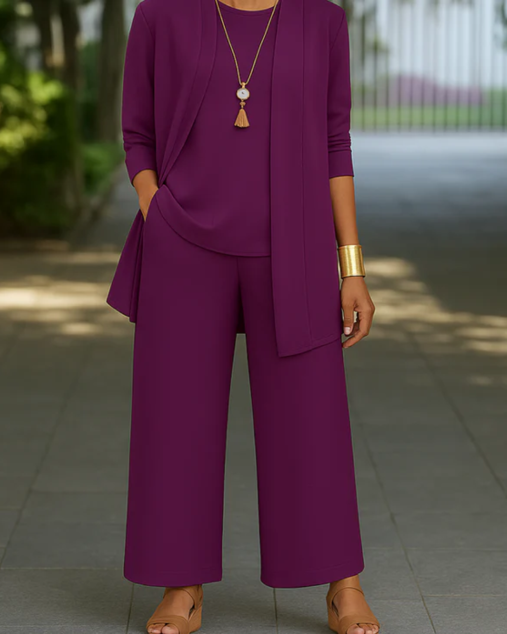 Elegante set di primavera