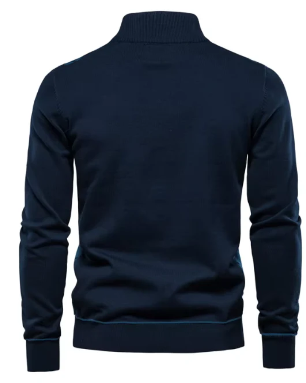 Maglione da uomo con mezza zip