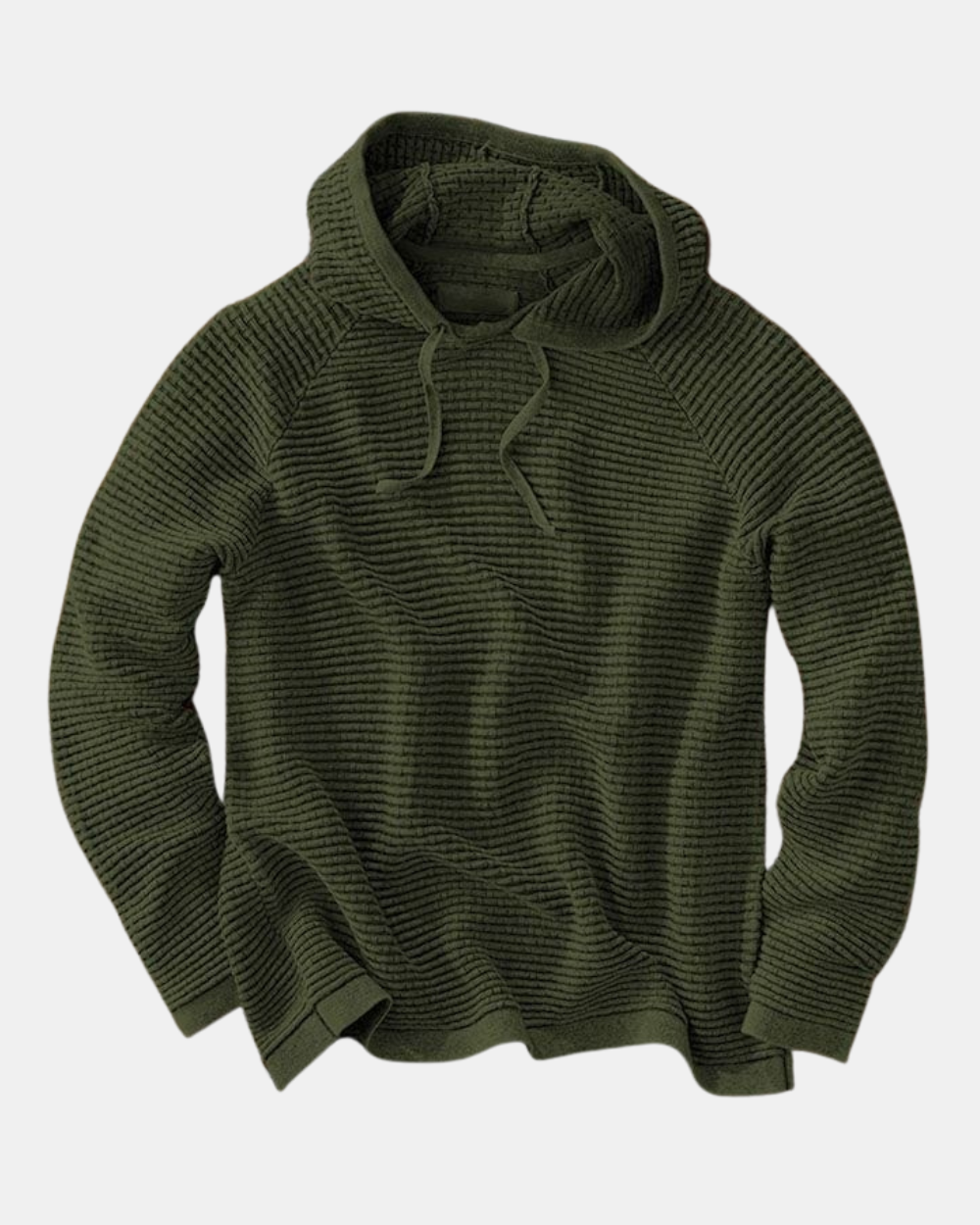 Felpa con cappuccio in maglia