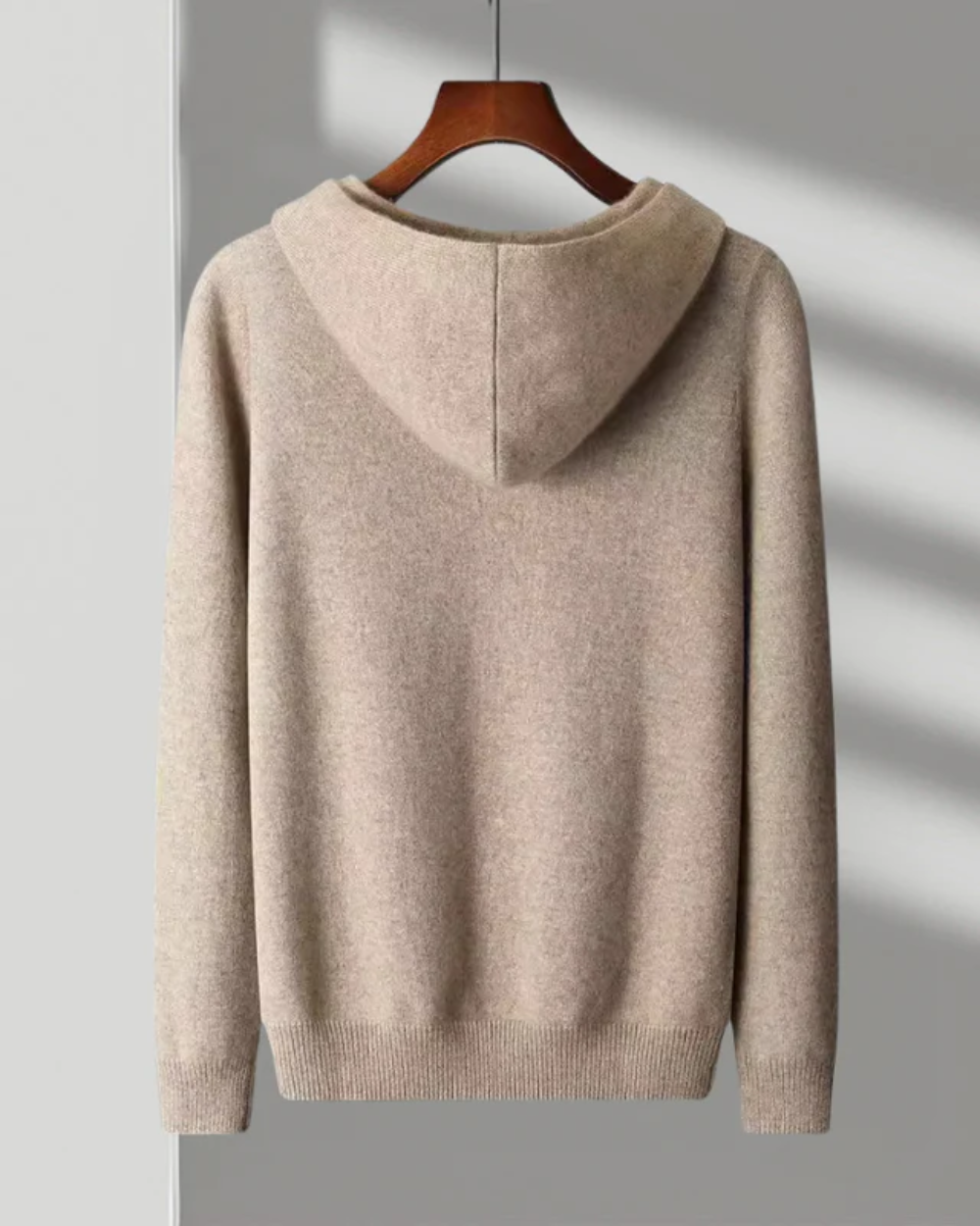 Nova Felpa con cappuccio in lana merino
