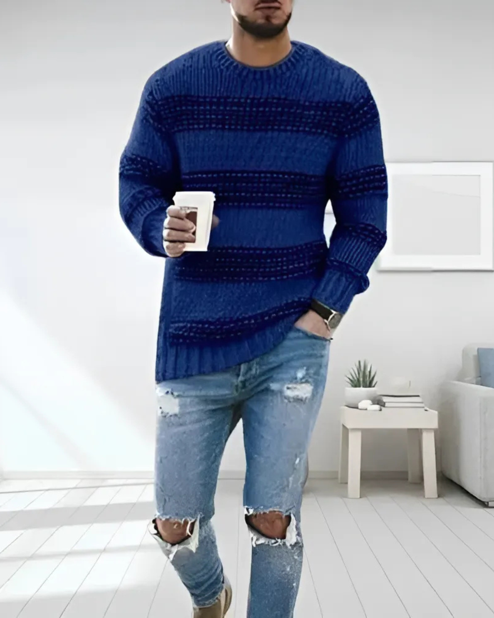 Maglione Benedetto Premium lavorato a maglia