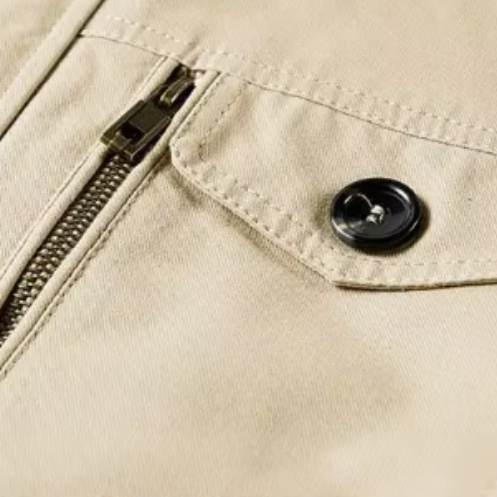 Elegante giacca multitasche