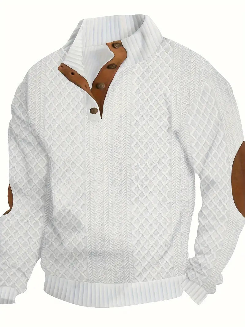 Maglione con bottoni eleganti