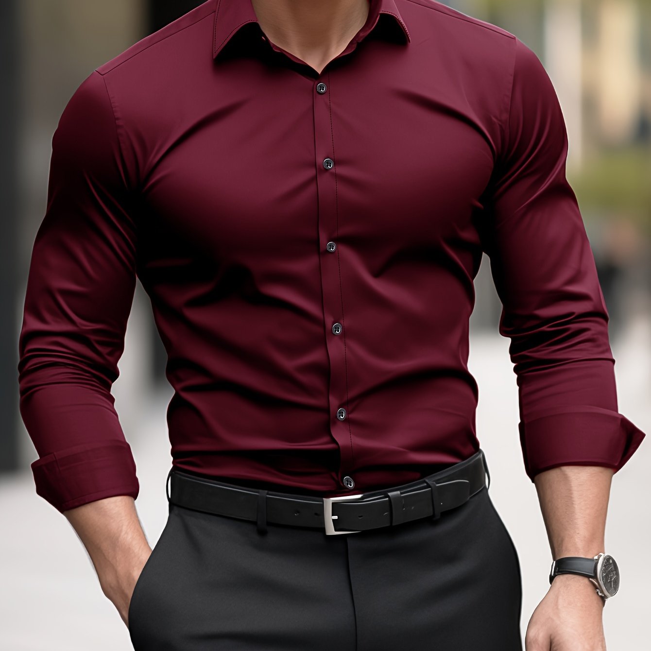 Camicia da abito sottile