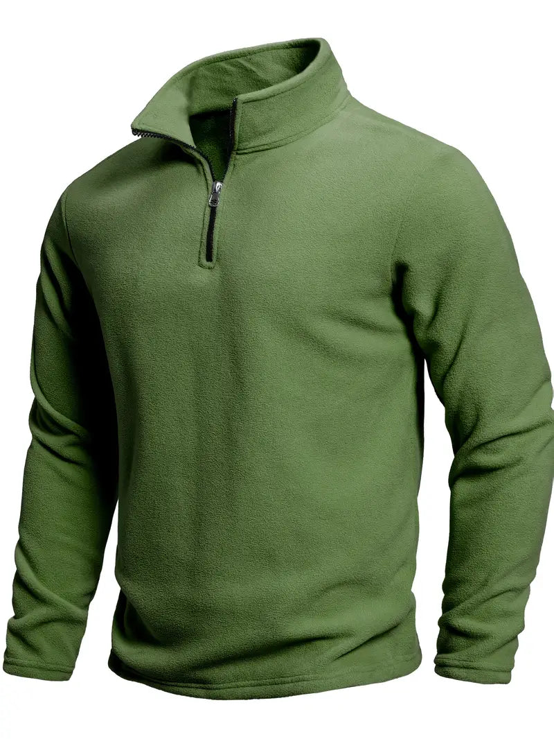 Maglione con zip a maniche lunghe