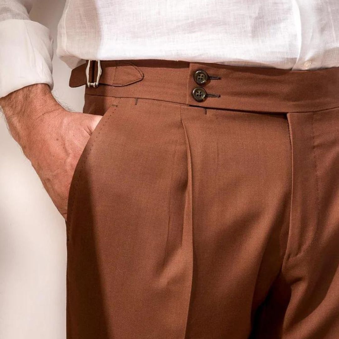 Pantalone in lino Gold Coast