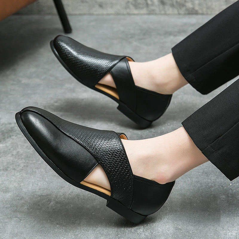 Mocassini in pelle vintage