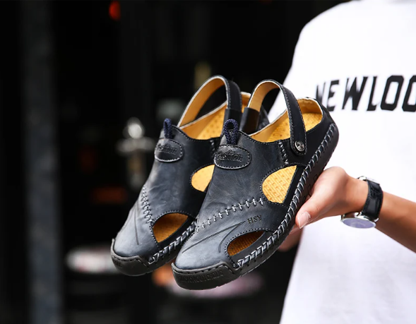 Sandali classici in pelle