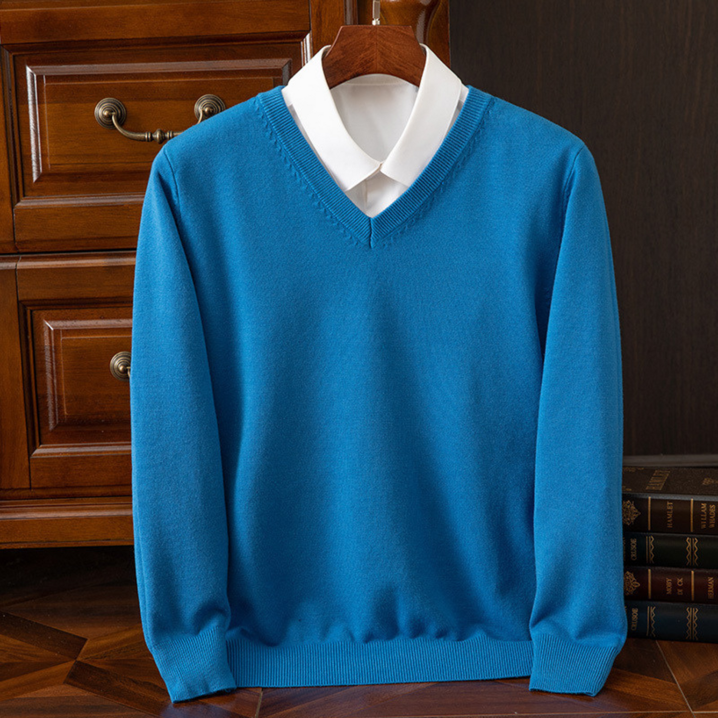 Maglione chic con scollo a V