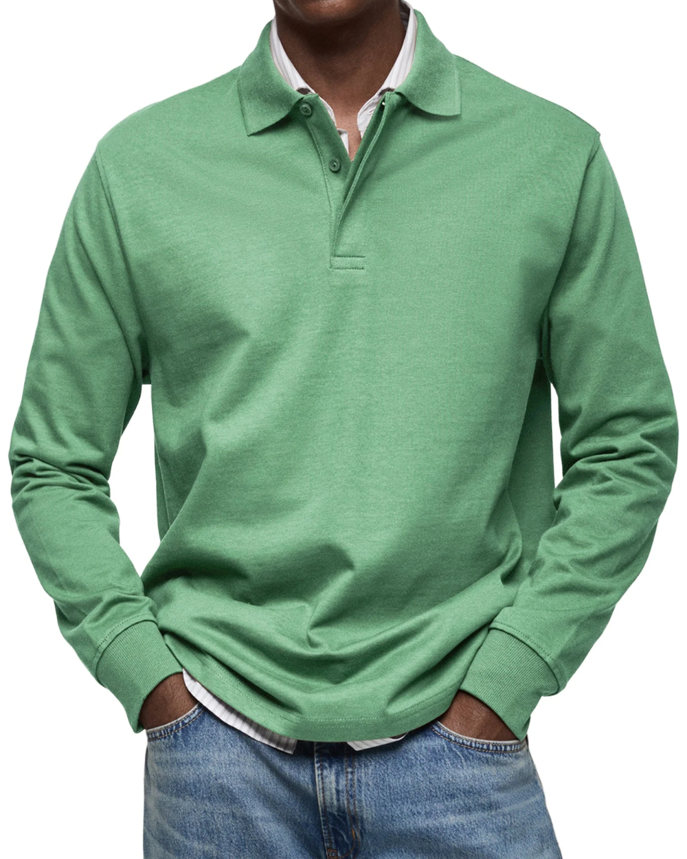 Maglione polo casual