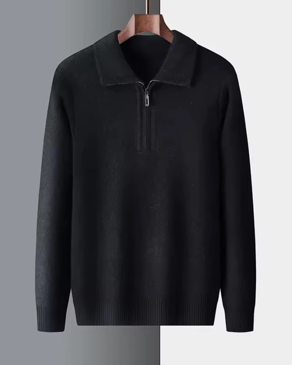 Gstaad - Maglione con zip a tre quarti in cashmere