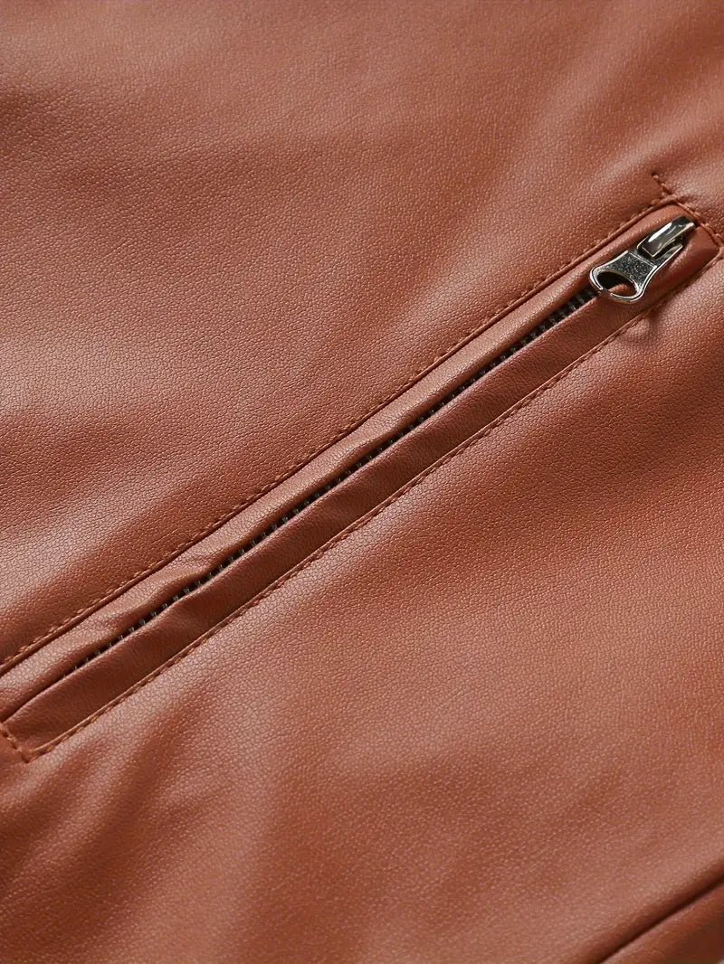 Giacca in pelle casual