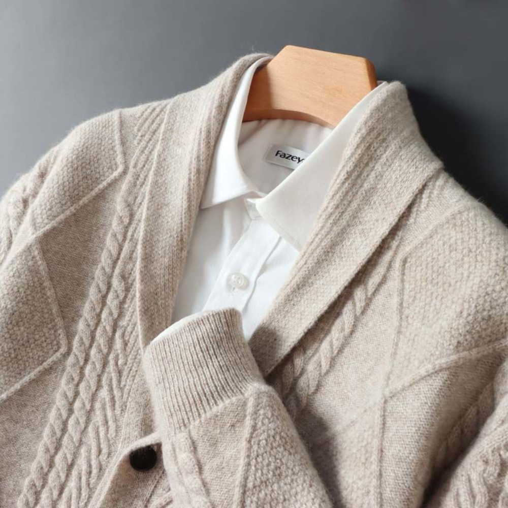 Cardigan Savoca in lana merino