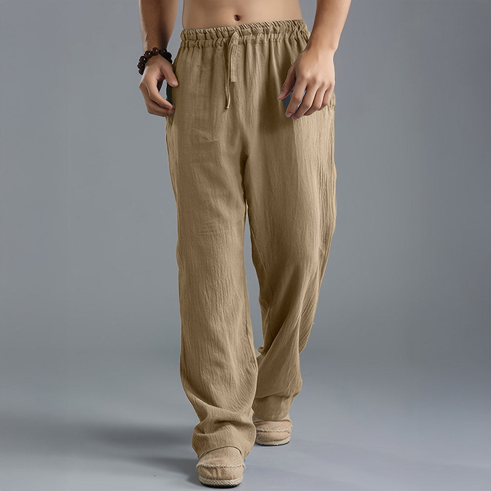 Pantaloni di lino traspiranti