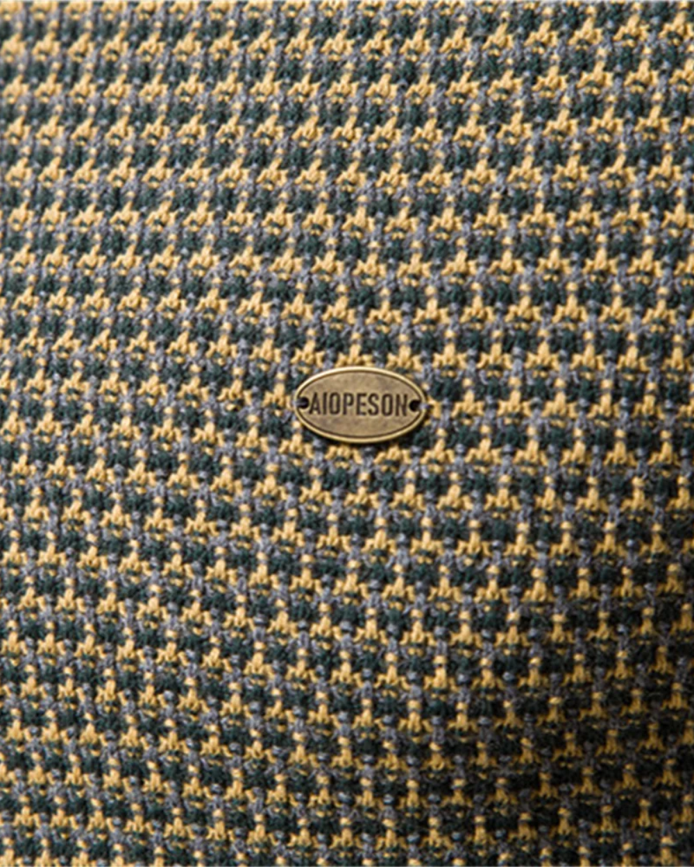 Maglione a scacchi da uomo