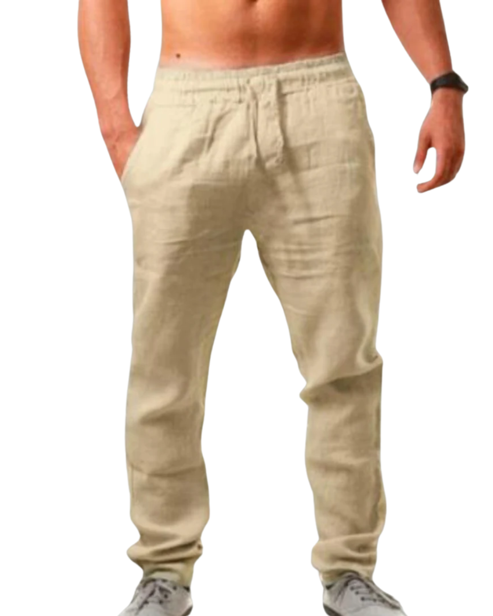 Pantaloni in lino Cabo