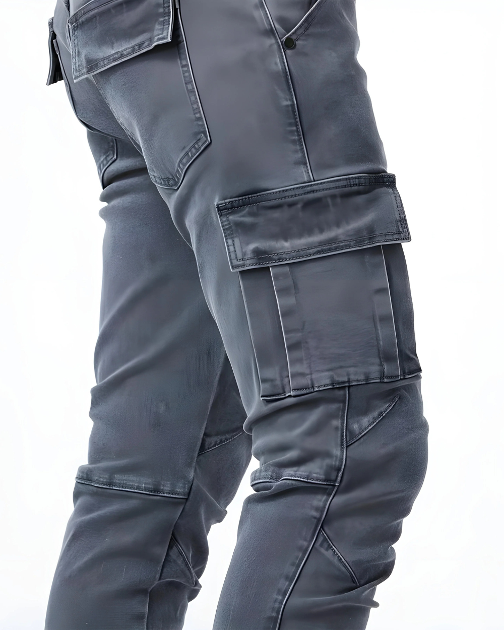 Pantaloni Marino Cargo Stretch