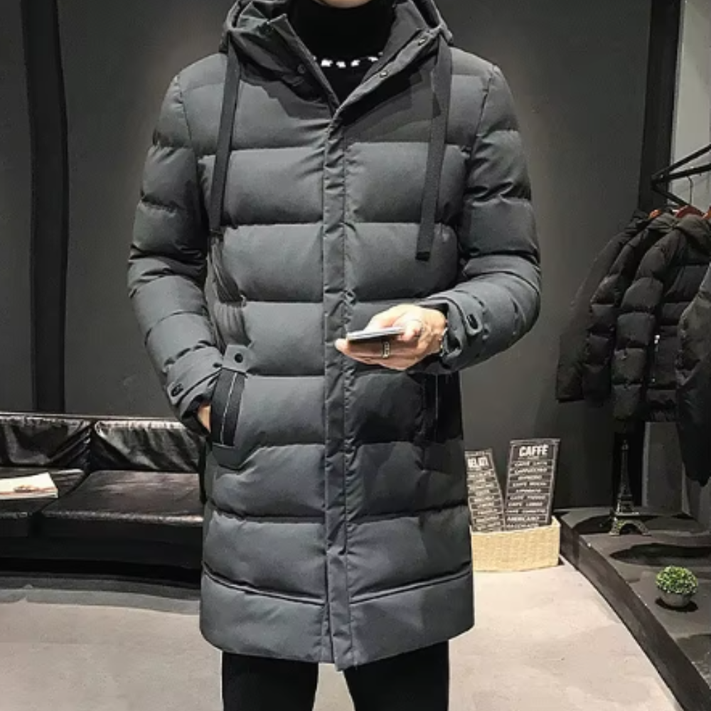 Giacca invernale lunga da uomo