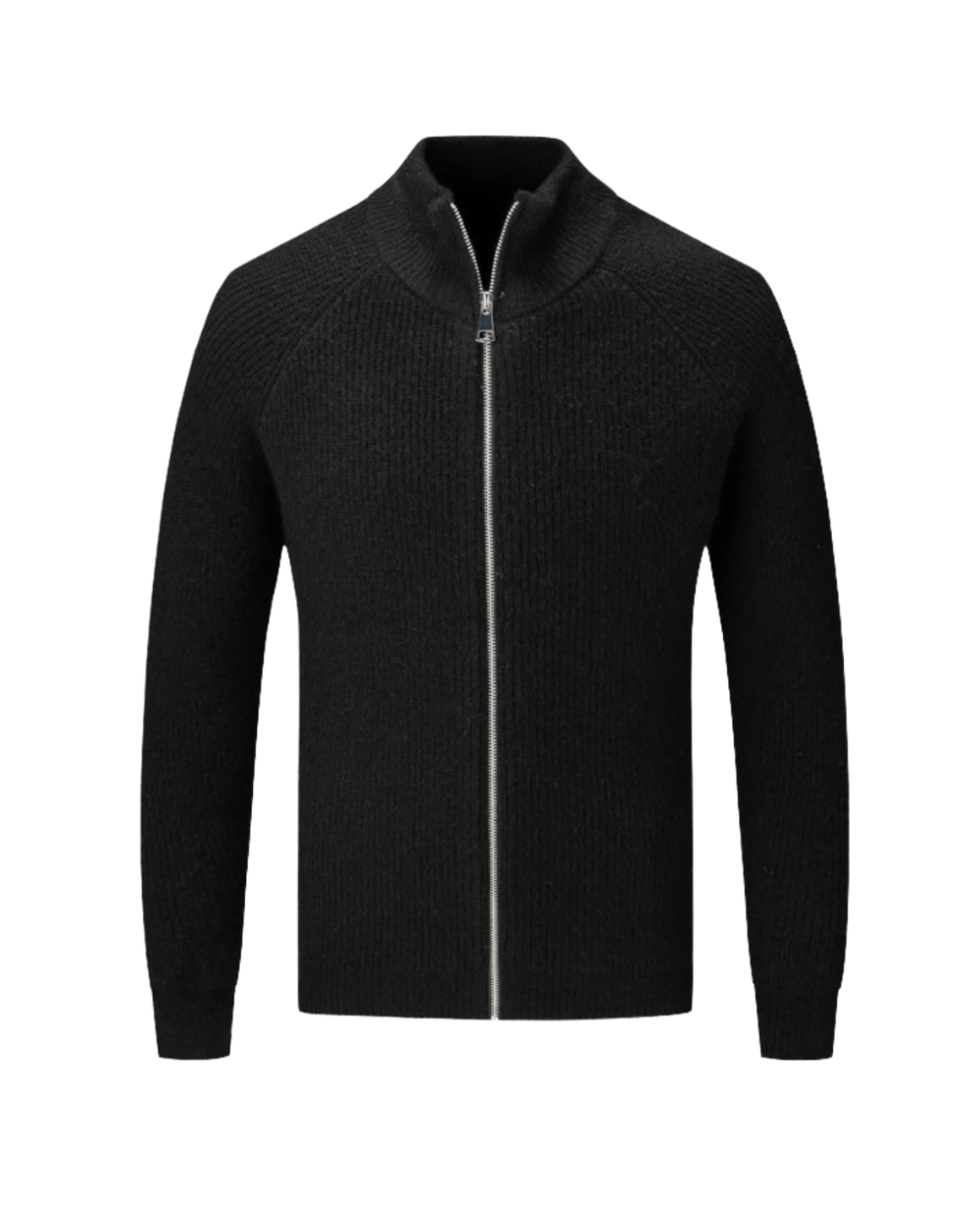 Cardigan con zip in lana merino Four Seasons