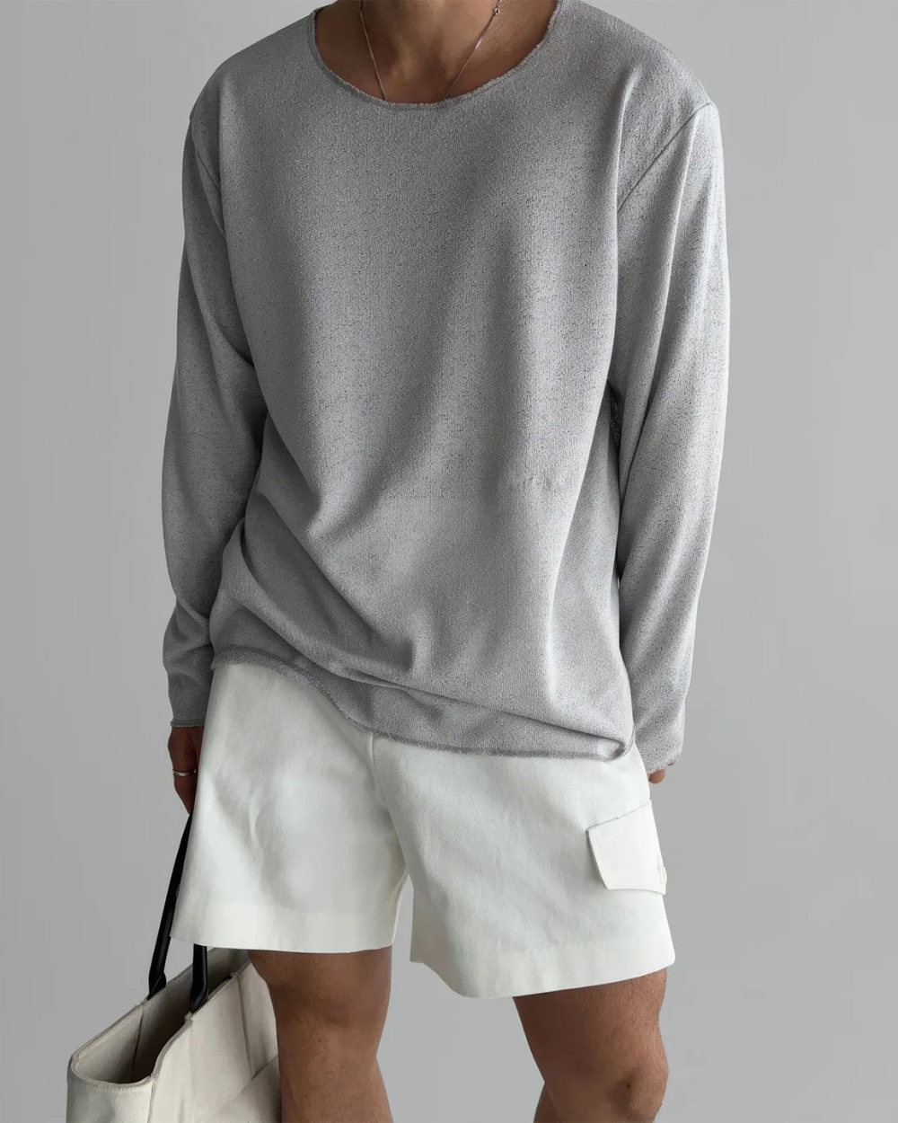 Maglietta casual in maglia