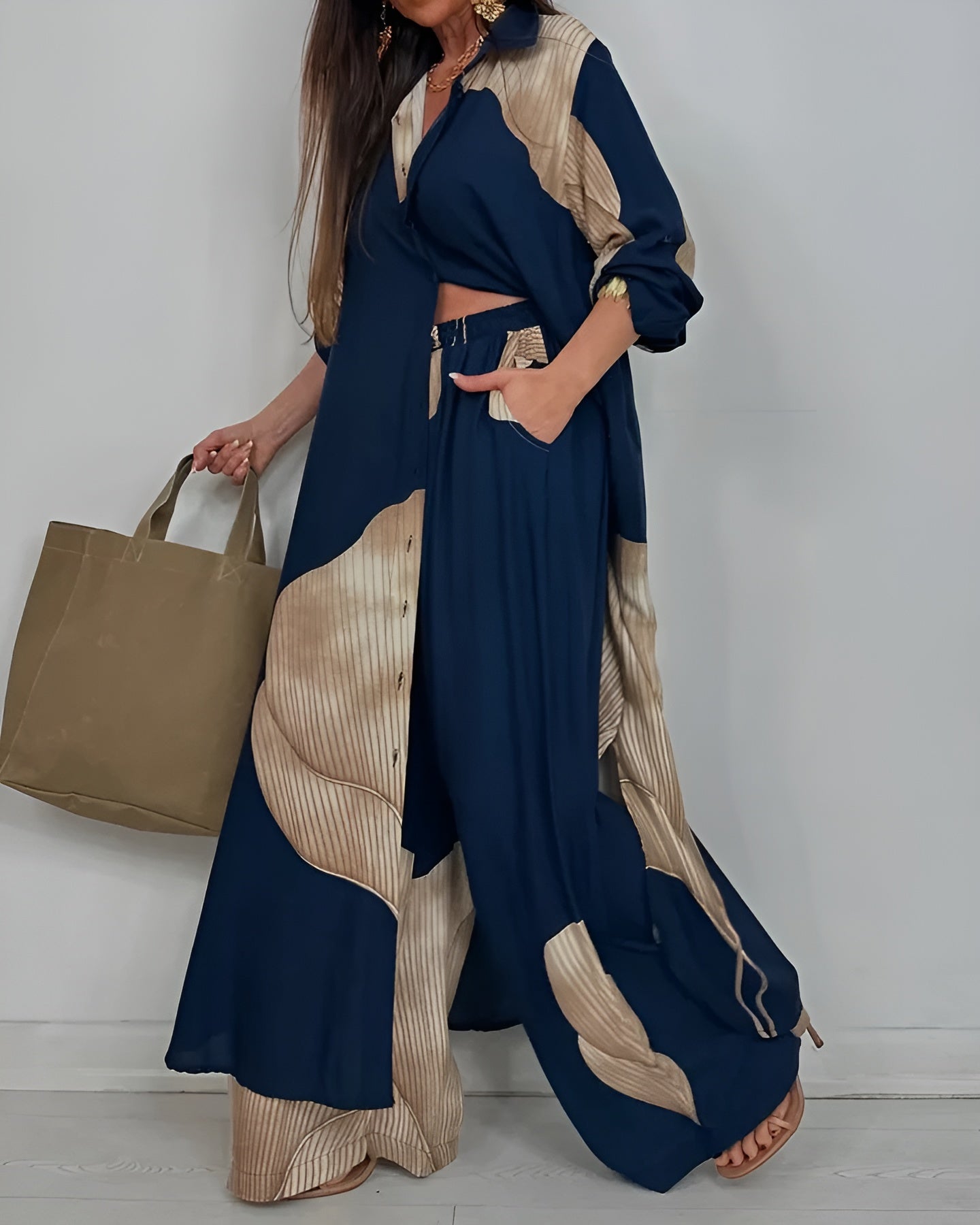 Elegante set da donna in due pezzi