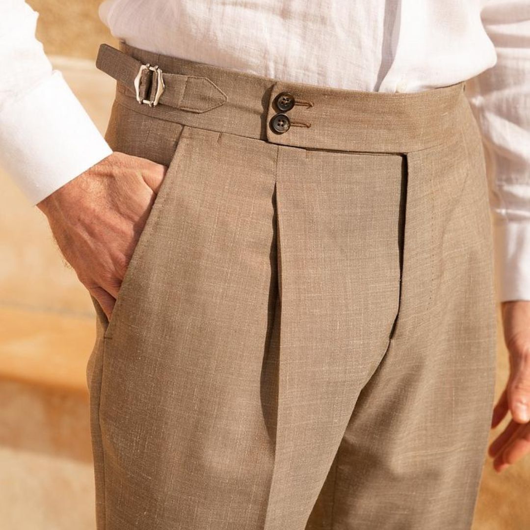Pantalone in lino Gold Coast