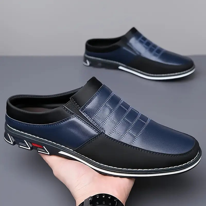 Mules in pelle