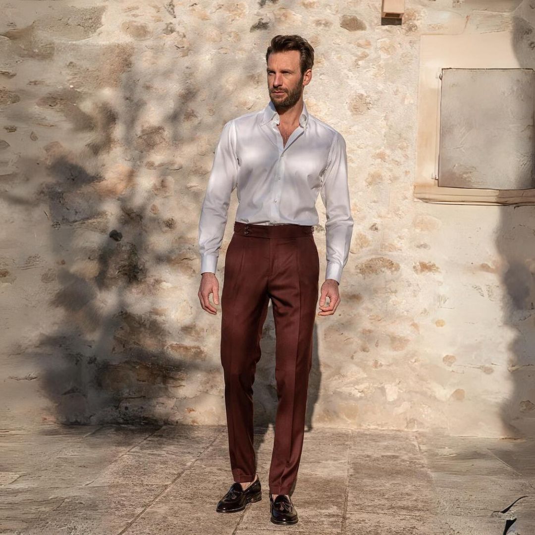 Pantalone in lino Gold Coast
