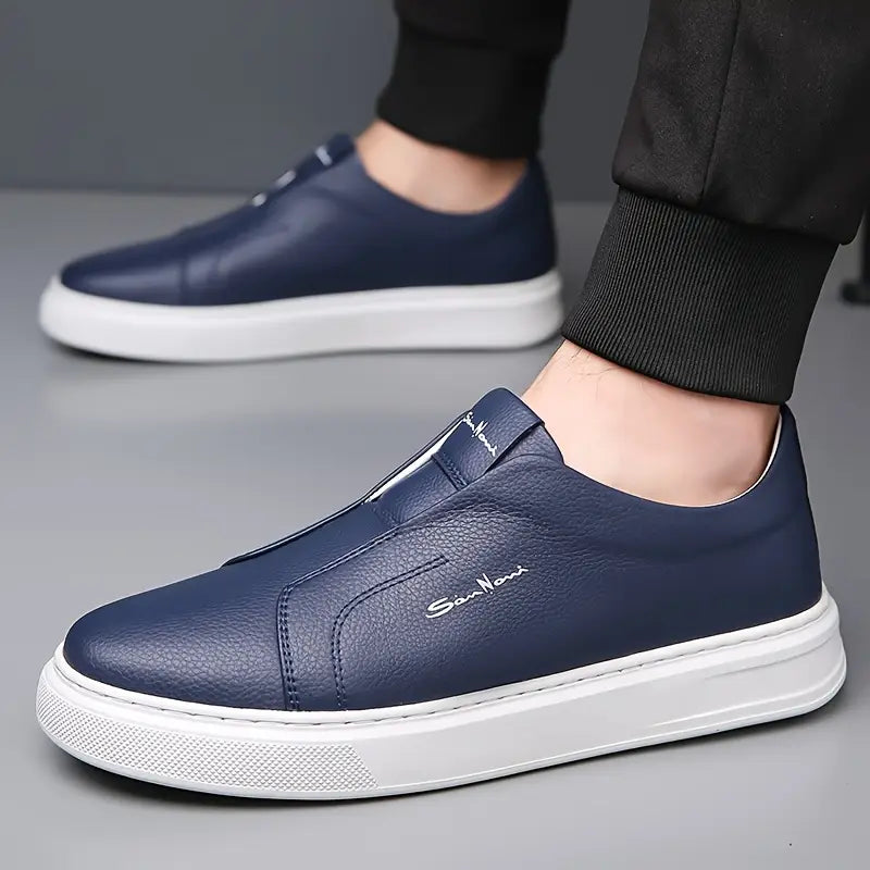 Scarpe slip-on in pelle