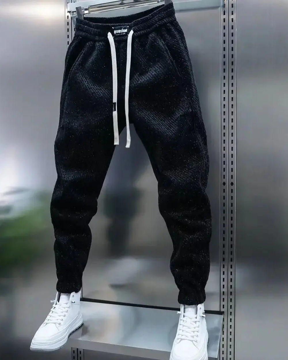 Pantaloni casual con motivo