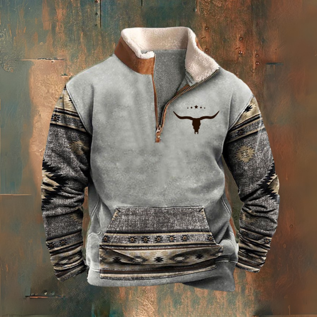 Maglione con zip vintage