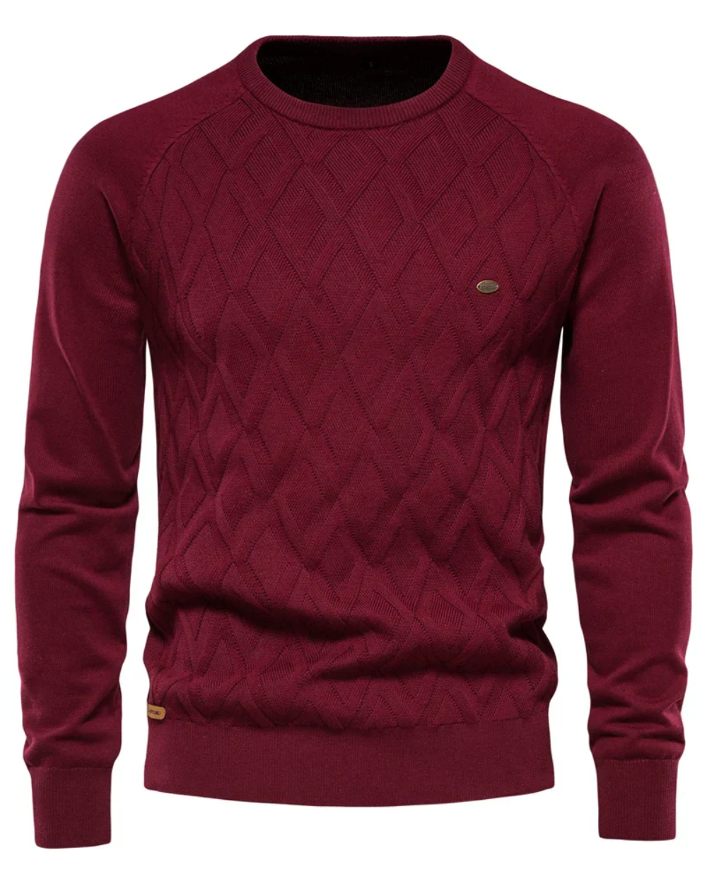 Maglione da uomo con design a scacchi V2