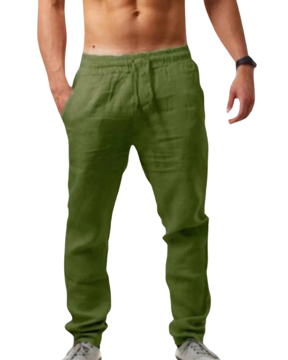 Pantaloni in lino Cabo