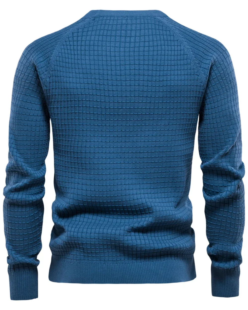 Maglione da uomo con motivo a griglia
