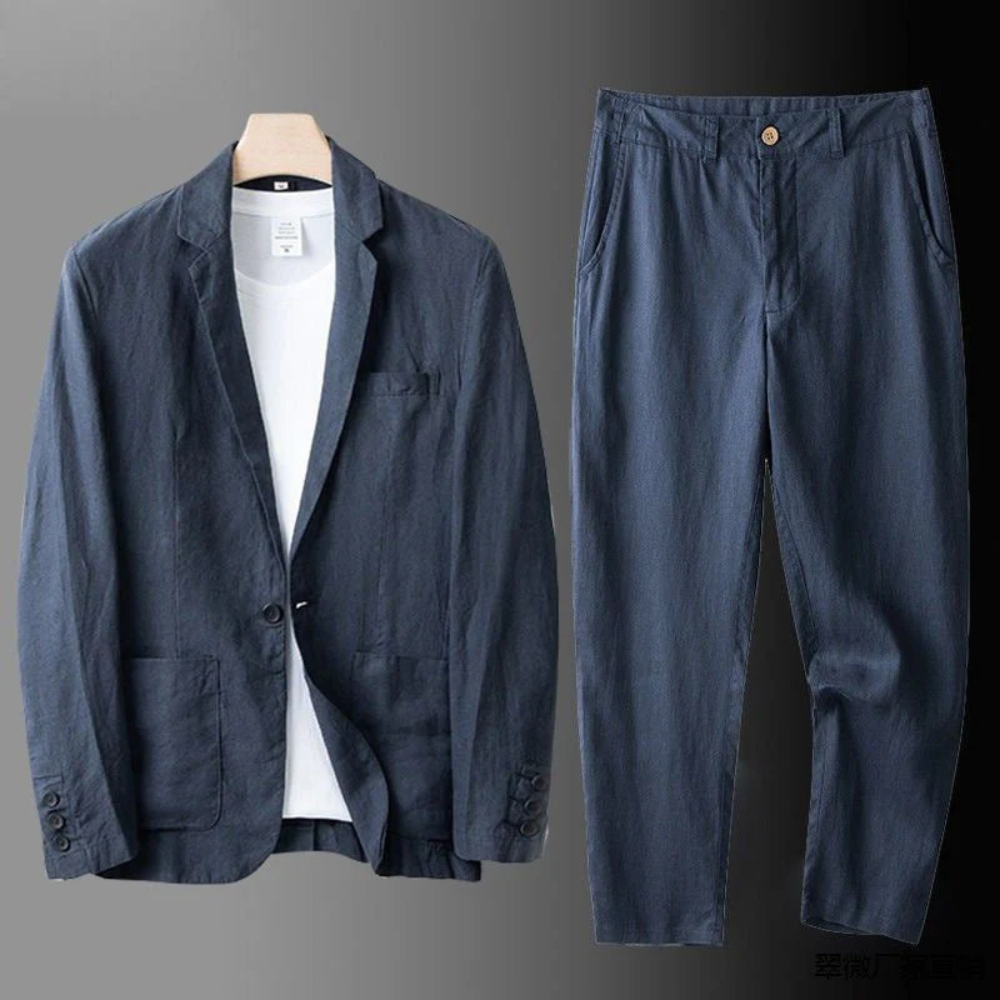 Elegante set di lino