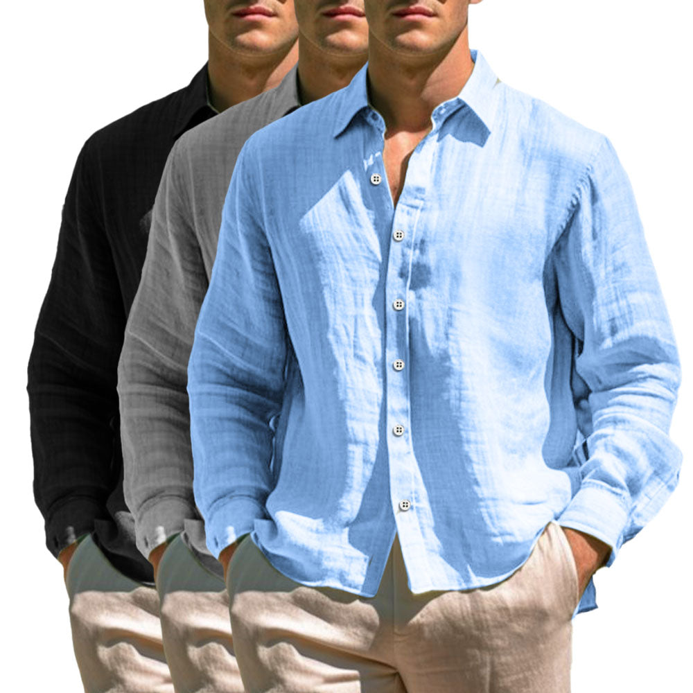 Camicia di lino casual