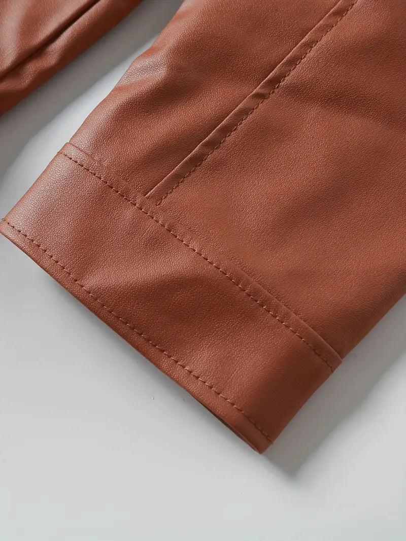 Giacca in pelle casual