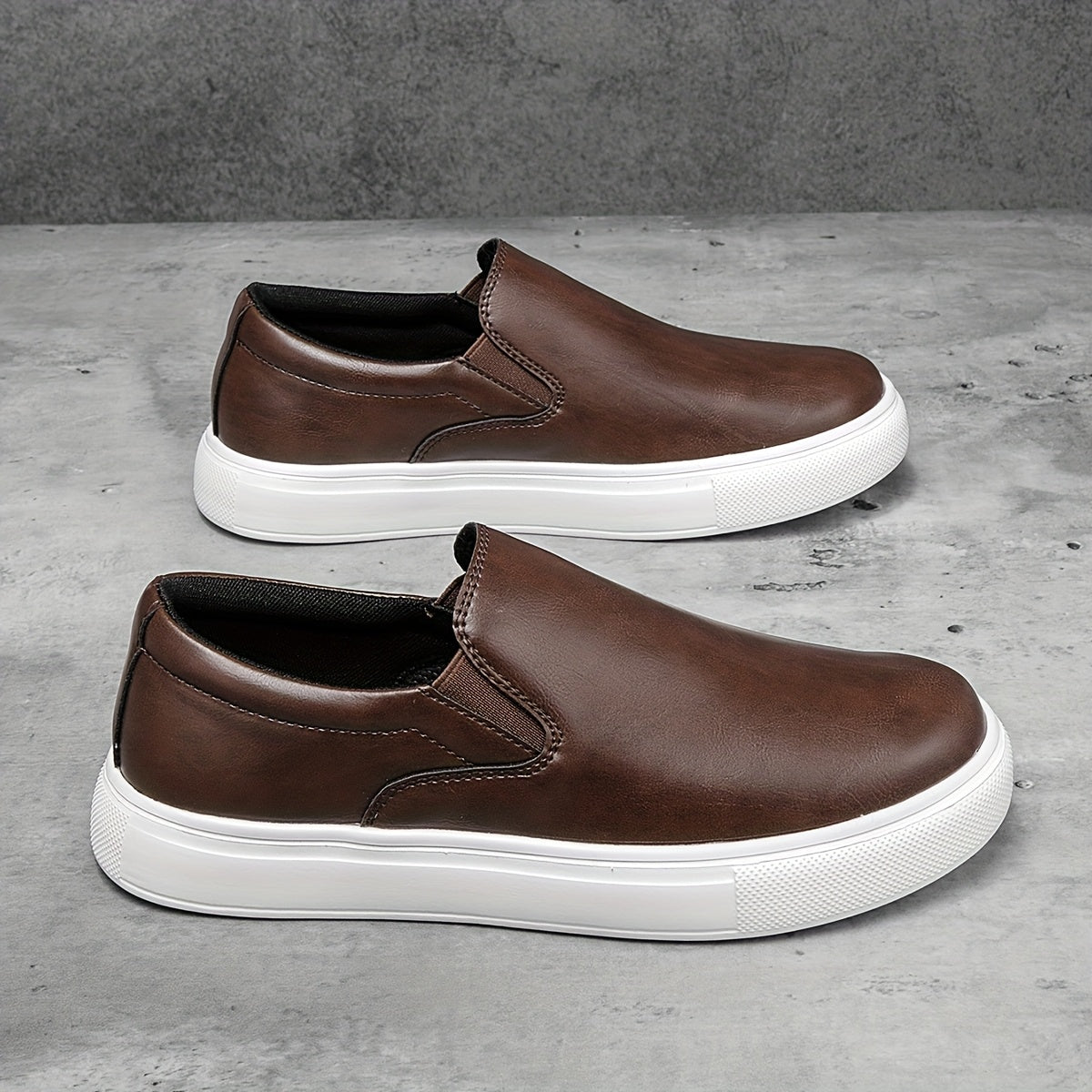Scarpe casual slip-on in pelle