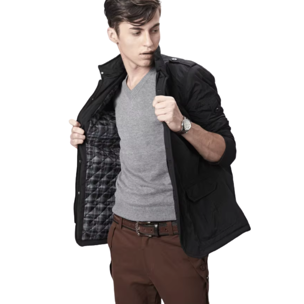 Elegante giacca antivento