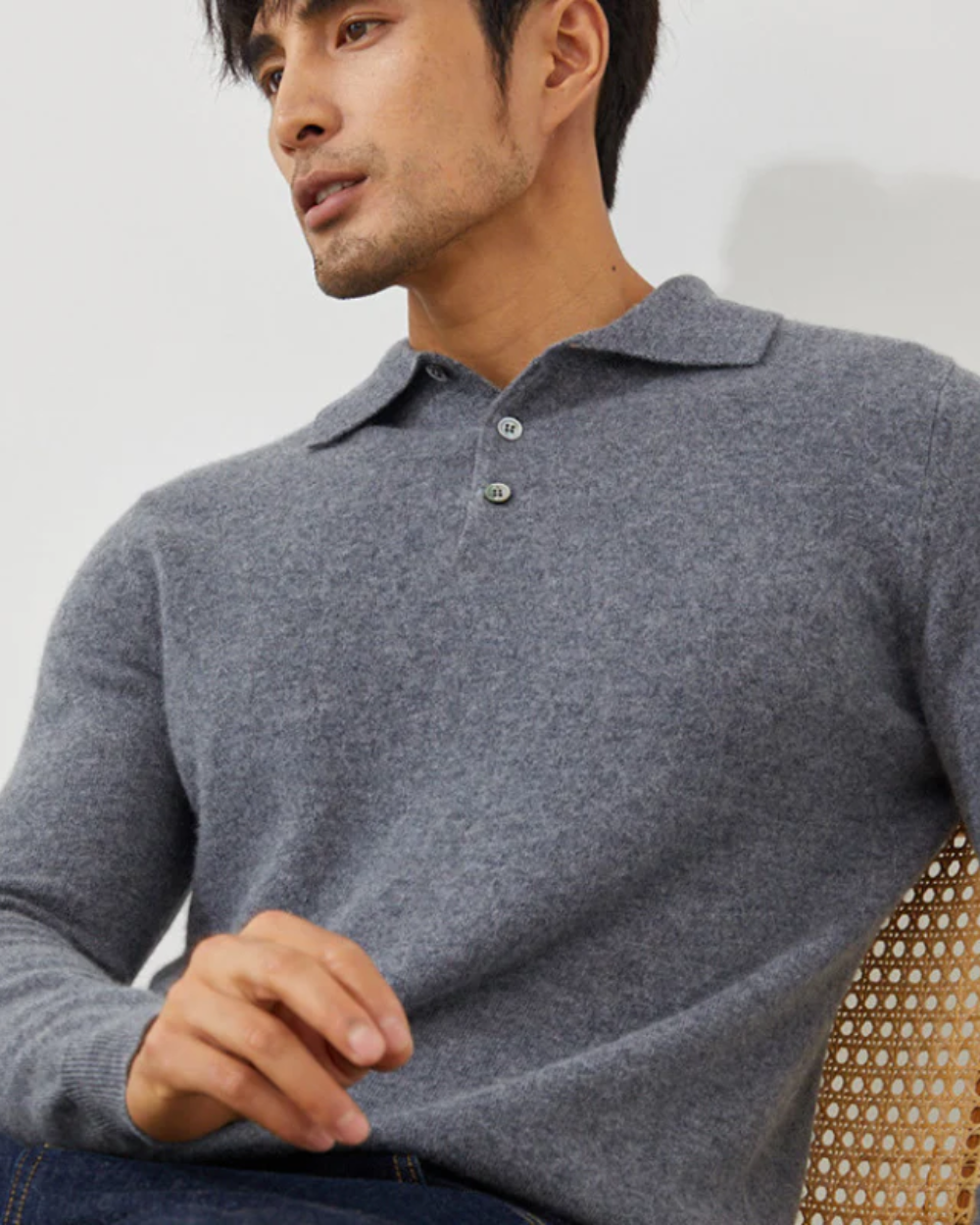 Polo in cashmere Ponza