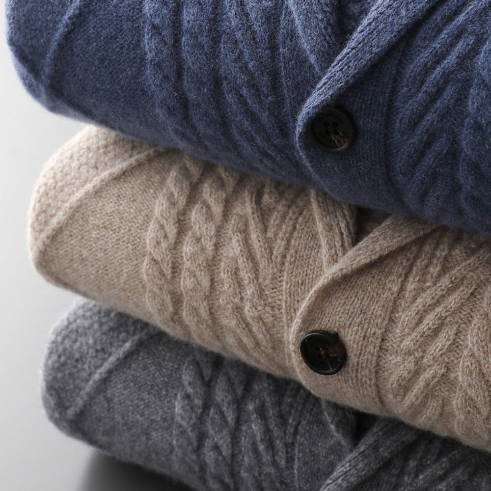Cardigan Savoca in lana merino