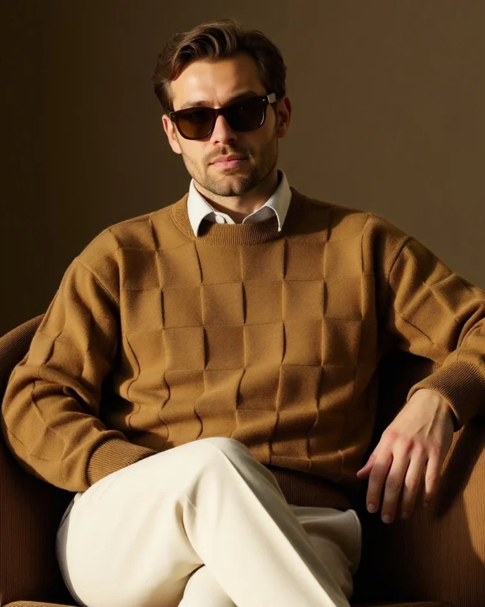 Maglione a maglia premium